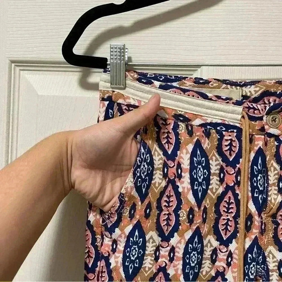 Anthropologie Pilcro And The Letterpress Paz Ikat Joggers Pants Boho Size 25P - Picture 5 of 8